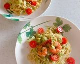 にんじんの葉っぱジェノベーゼパスタ作り方10写真