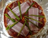 フライパンで下地を作り魚焼グリル焼ピザ作り方15写真