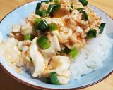 簡単!ピリ辛♪麻婆豆腐丼^_^作り方9写真