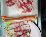 お弁当★時短★ピリ辛えのき肉巻き★作り方2写真