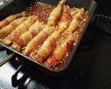 お弁当★時短★ピリ辛えのき肉巻き★作り方7写真