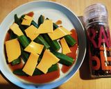 お弁当★オクラとろ〜り濃厚チーズ★レンジ作り方3写真