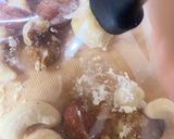 牛乳・卵なし　ナッツ&フルーツパンケーキ作り方1写真