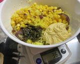 さつま芋とコーンの塩昆布マヨサラダ作り方4写真