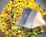 高菜漬けの油炒めと大根漬けのサッと和え作り方5写真