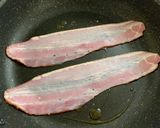まいたけベーコンサンド作り方2写真