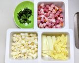 ベーコンとフライドポテトのチーズ焼き作り方1写真