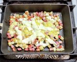 ベーコンとフライドポテトのチーズ焼き作り方3写真