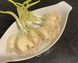 芽子ニンニクのチーズがけ作り方1写真