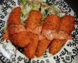 オーロラソースの鶏笹身フライ！作り方3写真