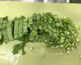沖縄料理☆からし菜炒め作り方1写真