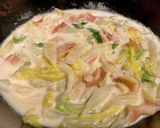 白菜とベーコンのクリーム煮作り方3写真