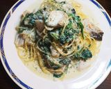 絶品☆タラとほうれん草のクリームパスタ作り方6写真