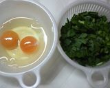 にらと卵のお味噌汁。(ニラ玉のお味噌汁)作り方1写真
