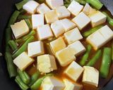 豆腐とインゲンのピリ辛卵とじ作り方4写真