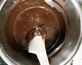 簡単 レアチーズケーキ風チョコケーキ作り方3写真