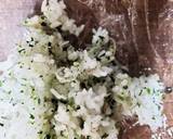 じゃこと青菜(振りかけ)のおにぎり作り方2写真