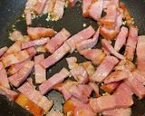 ベーコンとかぼちゃのクリームパスタ♪作り方3写真