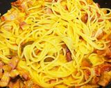 ベーコンとかぼちゃのクリームパスタ♪作り方7写真