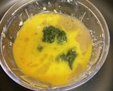 離乳食後期 小松菜オートミールパンケーキ作り方3写真