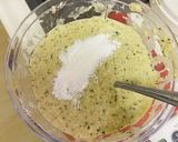 離乳食後期 小松菜オートミールパンケーキ作り方4写真
