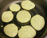 離乳食後期 小松菜オートミールパンケーキ作り方5写真