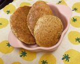 離乳食後期 小松菜オートミールパンケーキ作り方7写真