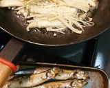 キノコとししゃもチーズ作り方2写真