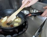 パエリア鍋で焼くタルトタタン作り方4写真