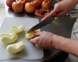 パエリア鍋で焼くタルトタタン作り方6写真