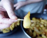 パエリア鍋で焼くタルトタタン作り方9写真