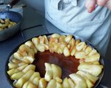 パエリア鍋で焼くタルトタタン作り方10写真