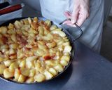 パエリア鍋で焼くタルトタタン作り方11写真