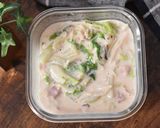 白菜とベーコンのクリーム煮【作り置き】作り方5写真