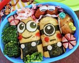 キャラ弁 ミニオン オムライス作り方6写真