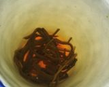 薩摩芋焼酎の塩昆布お湯割り!作り方2写真