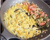 大根菜 しらす チャーハン作り方3写真