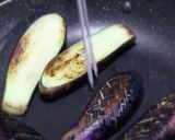くせになる♪秋茄子のピリ辛肉味噌がけ作り方4写真