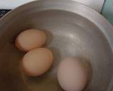 長芋と茹で卵のサラダ作り方1写真