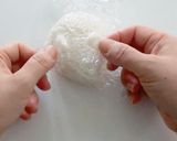 すみっコぐらし・おばけのキャラ弁作り方1写真