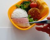 すみっコぐらし・おばけのキャラ弁作り方3写真