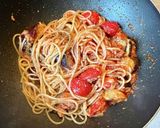 モッツァレラとなすとツナのトマトパスタ作り方7写真
