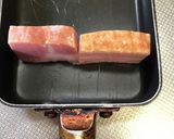 お弁当にぴったり☆焼きベーコンin卵焼き作り方1写真