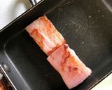 お弁当にぴったり☆焼きベーコンin卵焼き作り方2写真