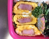 お弁当にぴったり☆焼きベーコンin卵焼き作り方5写真