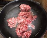 ひき肉の脂身の落とし方作り方1写真