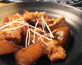 中華風☆大根と鶏もも肉の甘辛煮作り方5写真