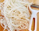 辛味大根と水菜の和風サラダ作り方1写真