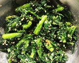 旬のご馳走♪春菊の胡麻和え＊副菜作り方5写真