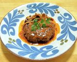 ゴボウ入り味噌煮込みハンバーグ作り方8写真